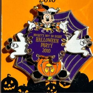 Mickey's Not So Scary Halloween Party '10 Ltd Release Spinner Trading Pin NWT